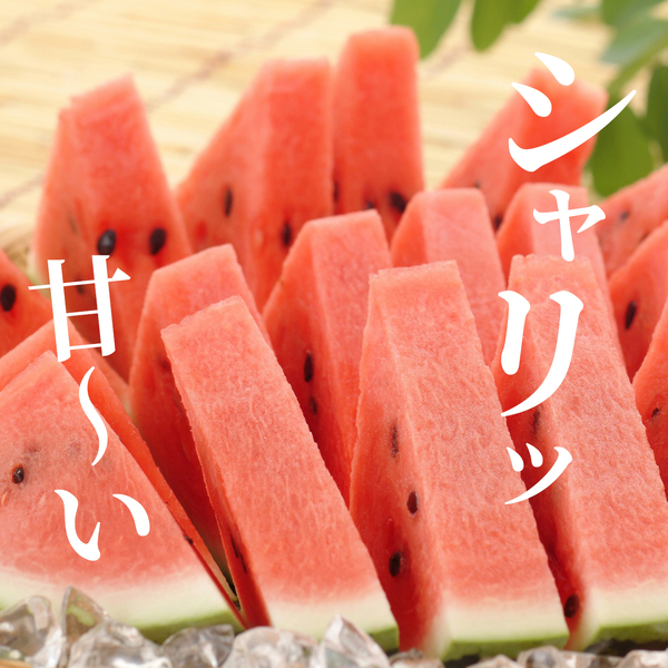 すいかさま専用 数量限定】八色西瓜（やいろすいか）大玉サイズ 2玉入 | 【お歳暮冬