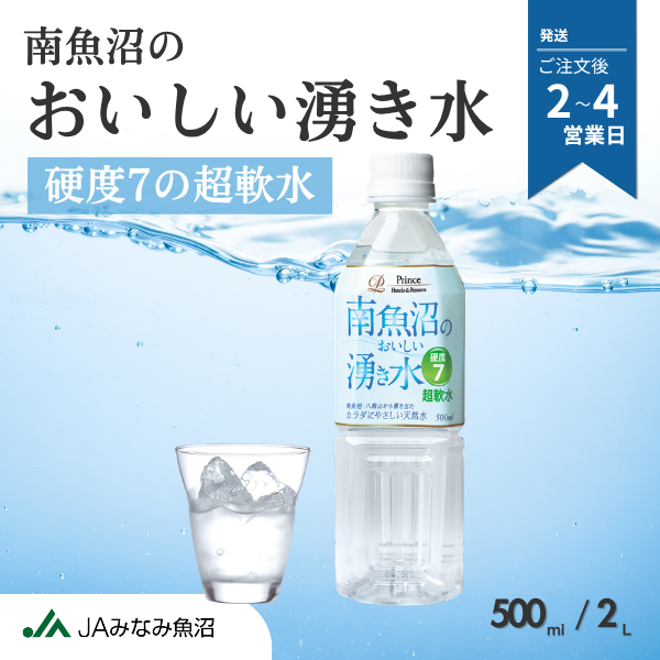 南魚沼のおいしい湧き水 ペットボトル（500ml・2L）